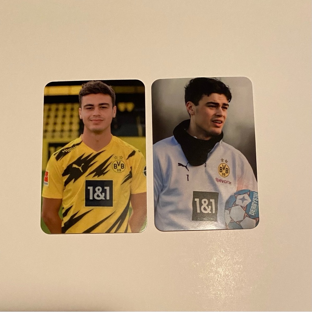 Gio Reyna photocard set 2x3 inches